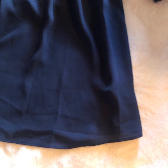 IN Blouse Cold Shoulder Spaghetti Straps Lace Trim - Picture 7 of 7